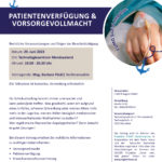VORTRAG: Vorsorgevollmacht & Patientenverfügung im Technologiezentrum Mondseeland